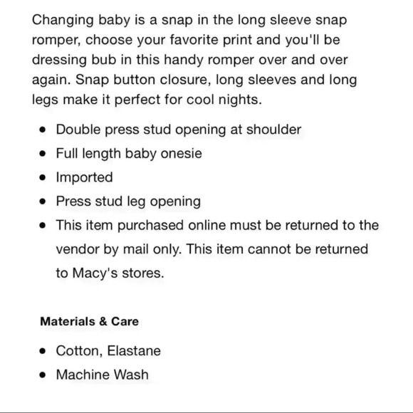 Cotton On Frosty Blue Tropical Leaf Romper 3/9 Months NWT - Picture 3 of 5